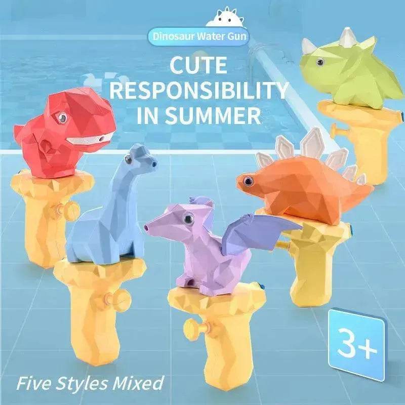 Dinosaur Water Guns Toys Kids Squirt Gun For Child Outdoor Summer Beach Swimming Pool Blaster Gun Water War - EX-STOCK Canada