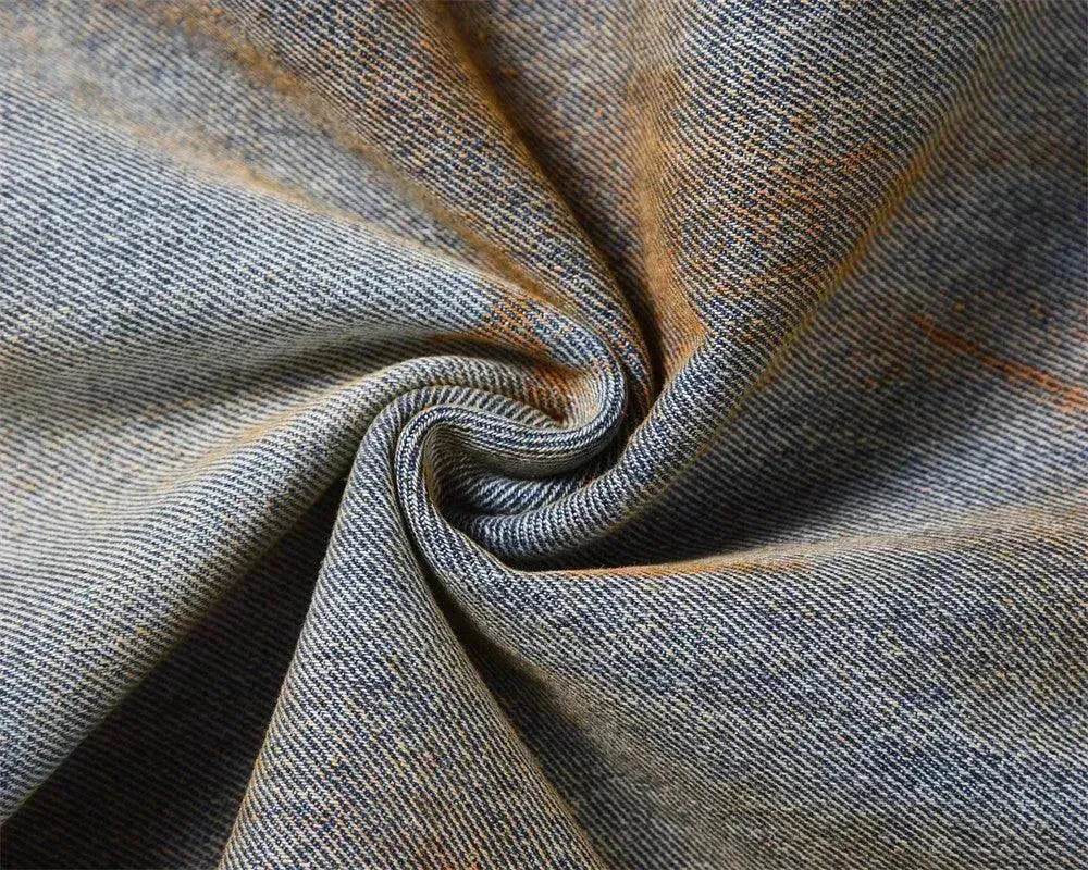 Dirty Ripped Jeans With Waste Soil - EX-STOCK Canada