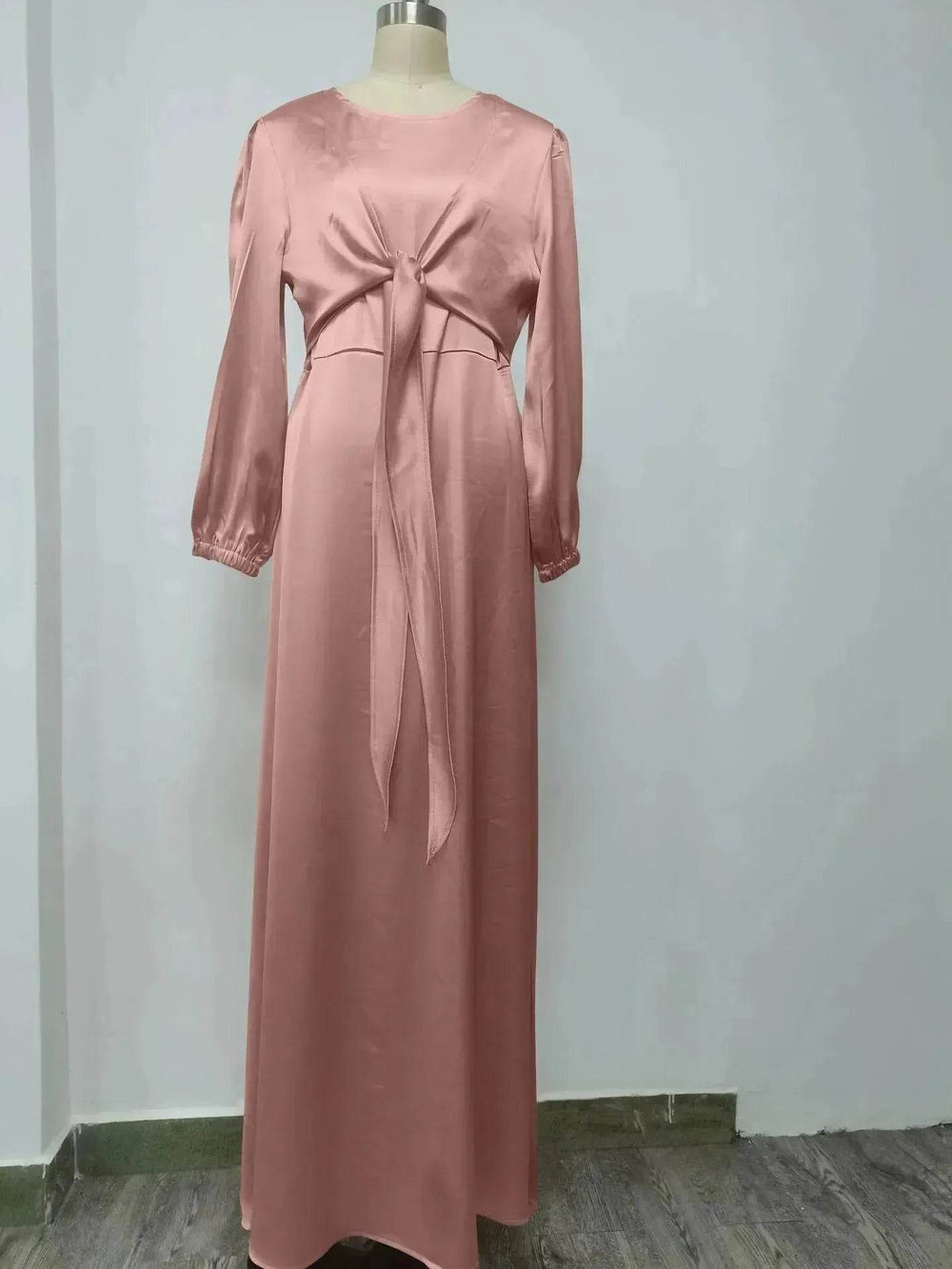 Dubai Middle East Kaftan Abaya Turkey Satin Dress. - EX-STOCK Canada