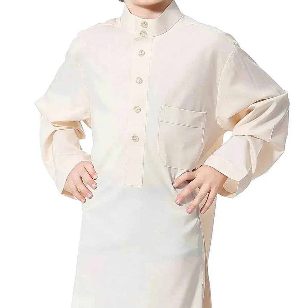 Fashionable and Elegant Dubai Middle Eastern Arab ArabBoys Kaftan Jalabiya Festival Dress Ramadan Moroccan Jalabiya - EX-STOCK Canada