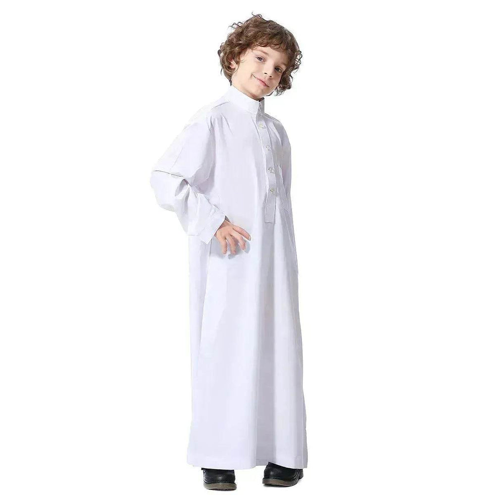 Fashionable and Elegant Dubai Middle Eastern Arab ArabBoys Kaftan Jalabiya Festival Dress Ramadan Moroccan Jalabiya - EX-STOCK Canada