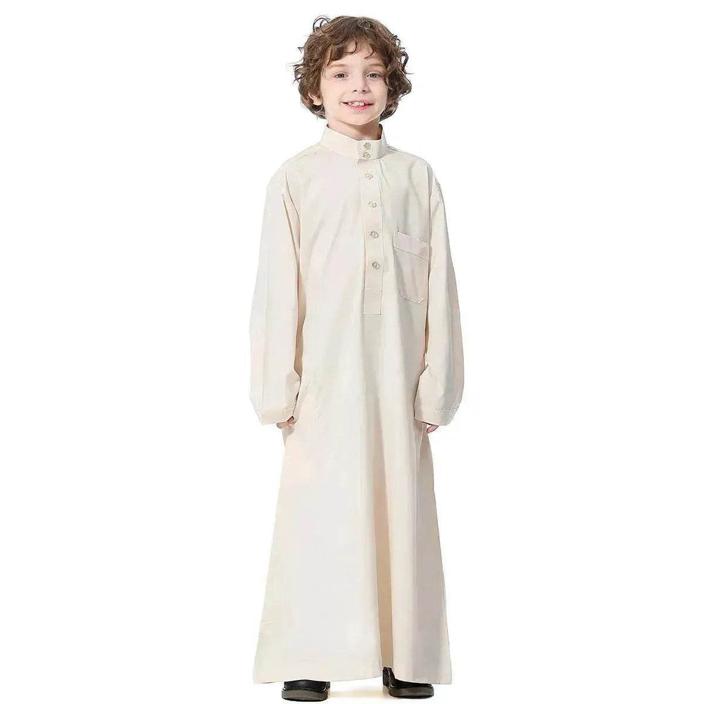 Fashionable and Elegant Dubai Middle Eastern Arab ArabBoys Kaftan Jalabiya Festival Dress Ramadan Moroccan Jalabiya - EX-STOCK Canada