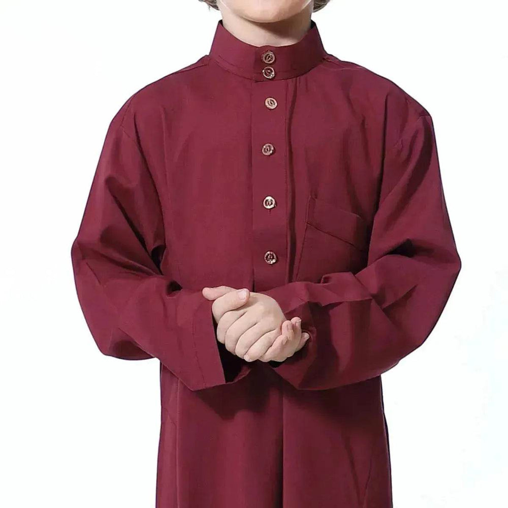 Fashionable and Elegant Dubai Middle Eastern Arab ArabBoys Kaftan Jalabiya Festival Dress Ramadan Moroccan Jalabiya - EX-STOCK Canada