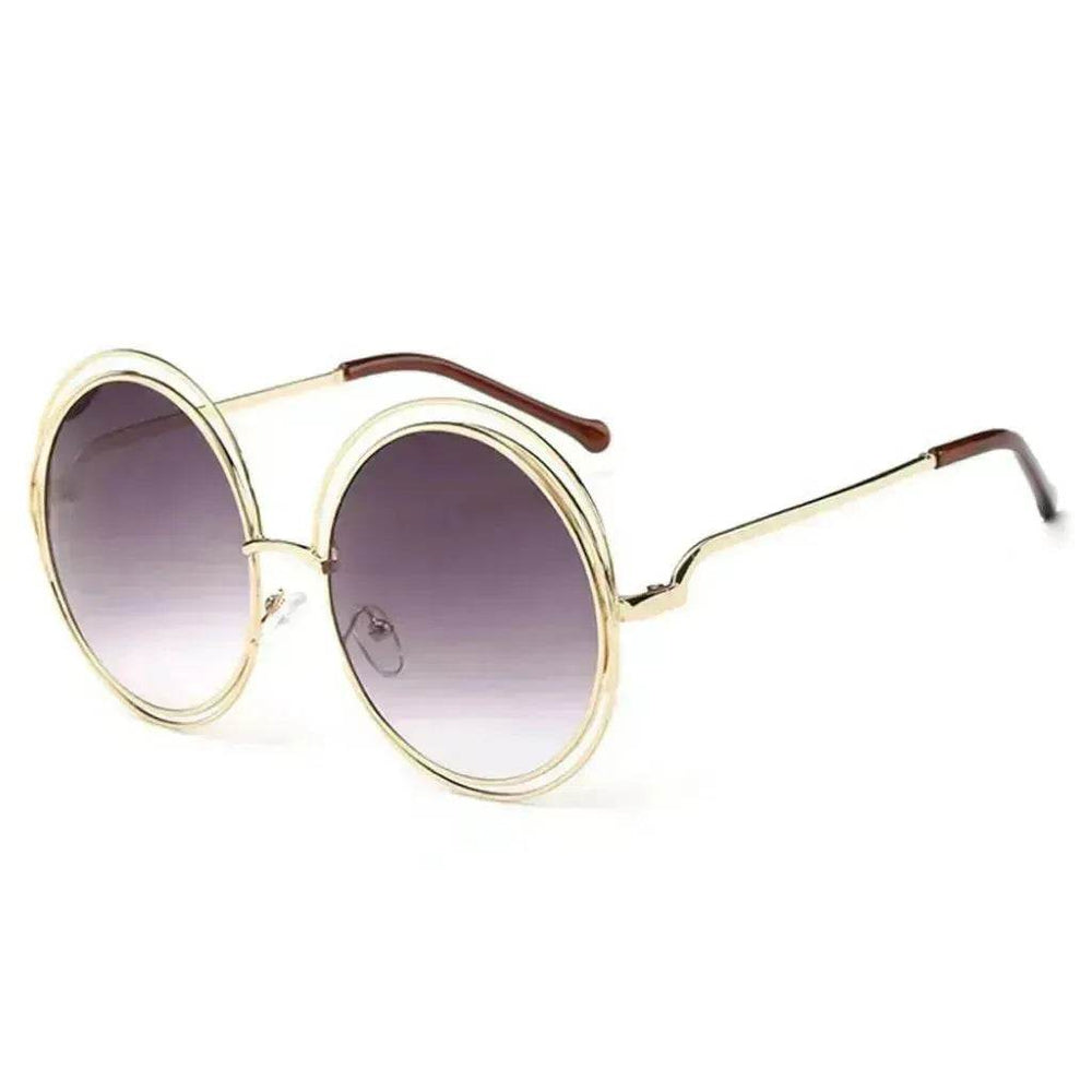 Large Frame Round Frame Unisex Sun Glasses True Film Ink Mirror Flat Light Mirror - EX-STOCK Canada