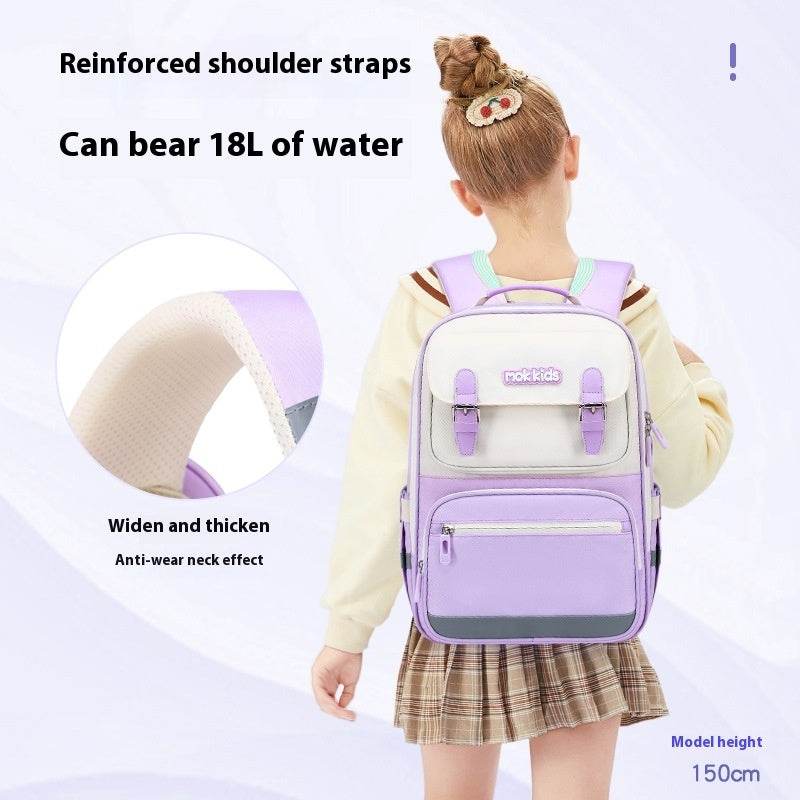Lightweight Burden Alleviation Large Capacity Student Schoolbag - EX-STOCK Canada