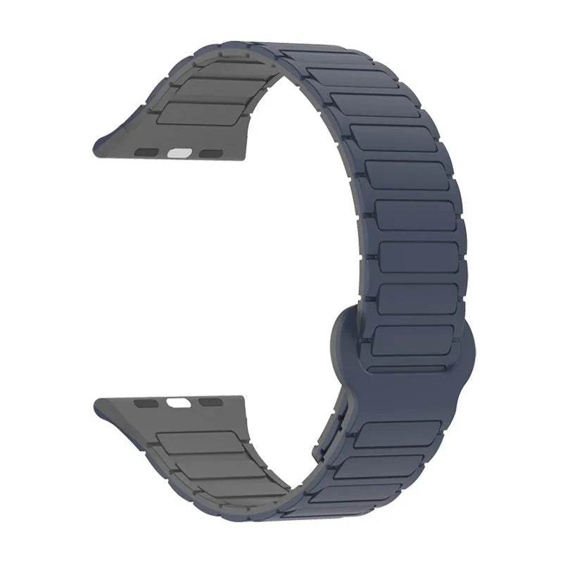 Iwatch Three-plant Silicone Two-color Watch Strap - EX-STOCK Canada