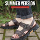 Men's Non-slip Casual First Layer Cowhide Sandal Slippers  EX-STOCK CANADA
