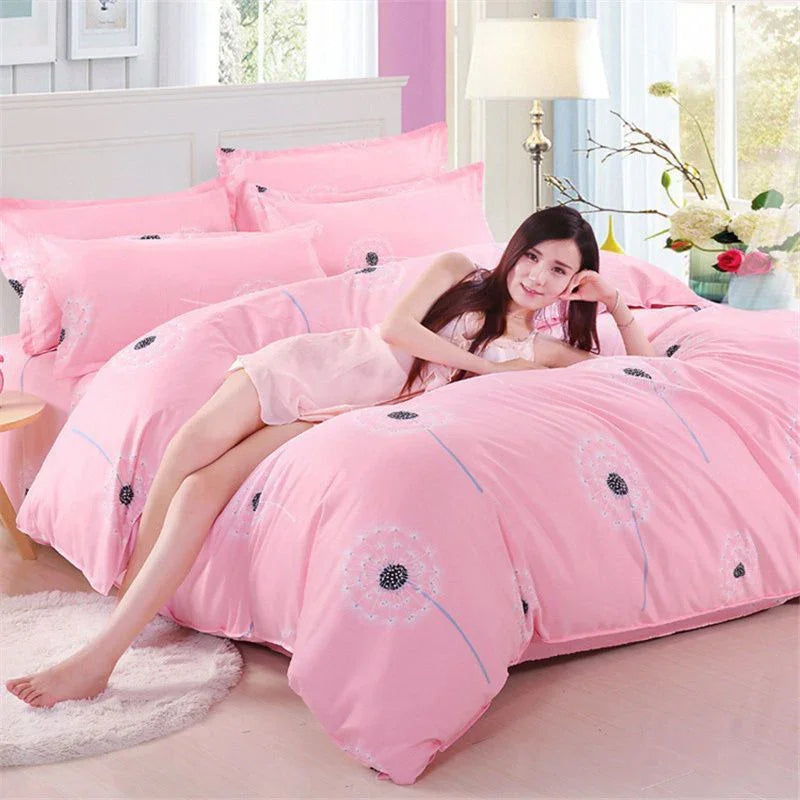 Skin-friendly Quilt Cover Brushed One-piece Double Duvet Cover Bed EX-STOCK Canada