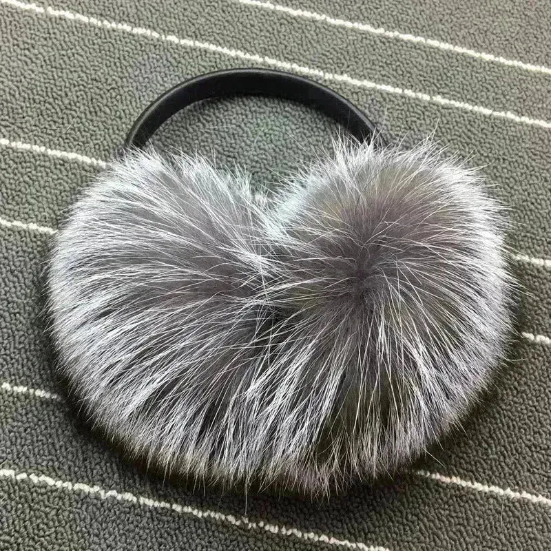 Warm Whole Skin Fox Earmuff Earmuffs Female