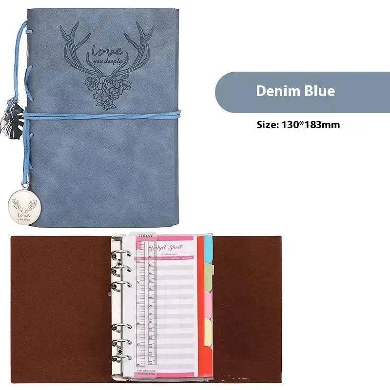 Notebook A6 Leather Loose-leaf Tally Book Note Pad Memo Note Book - EX-STOCK Canada