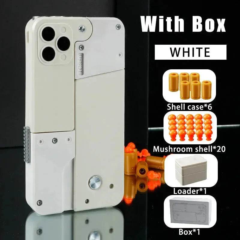 mobile phone shape folding soft bullet gun toy - EX-STOCK Canada