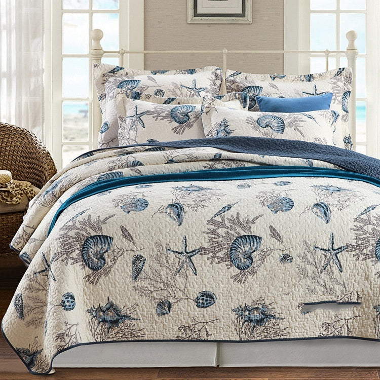 Bedspread Pure Cotton Summer Cooling Duvet Airable Cover Bed Three-piece Set EX-STOCK Canada
