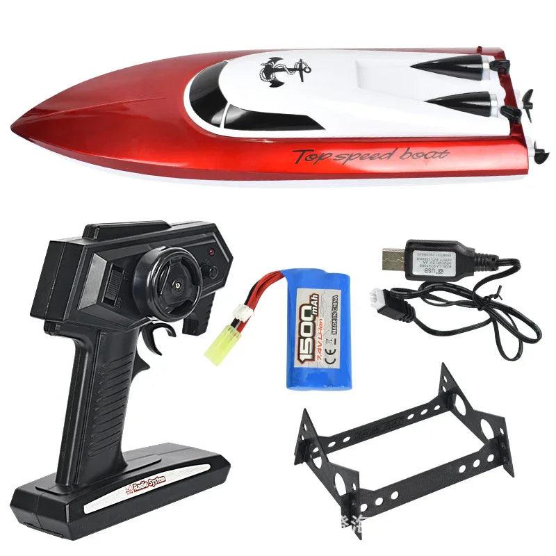 Remote Control Boat Speed Water Electric Yacht Toy Model Waterproof EX-STOCK Canada