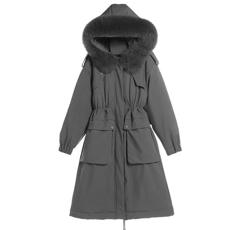 Parker Big Fur Collar Down Jacket Women - EX-STOCK Canada