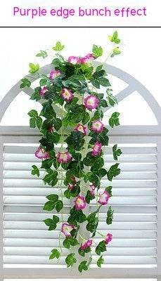 Simulation Plant Morning Glory Ratten For Wall Hanging Decoration Garlands - EX-STOCK Canada