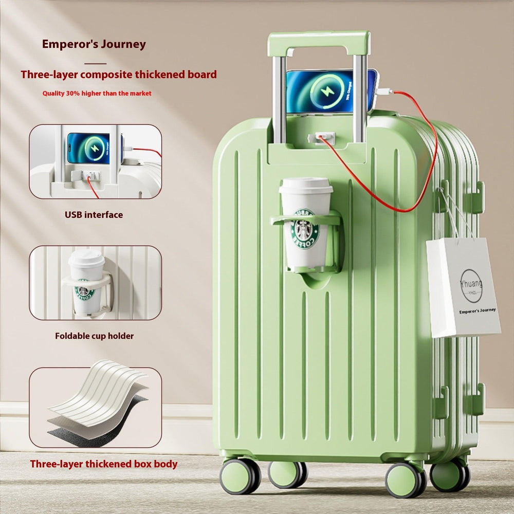 Piccola valigia leggera con password, valigia trolley resistente | EX-STOCK Canada