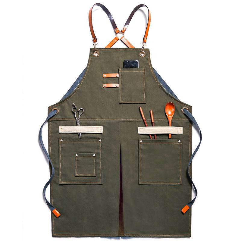 Hair Stylist Cake Shop Barista Men And Women Flower Shop Workwear Denim Apron Jeans - EX-STOCK Canada