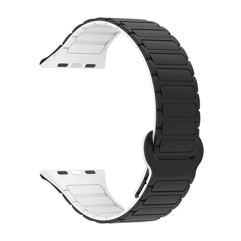 Iwatch Three-plant Silicone Two-color Watch Strap - EX-STOCK Canada