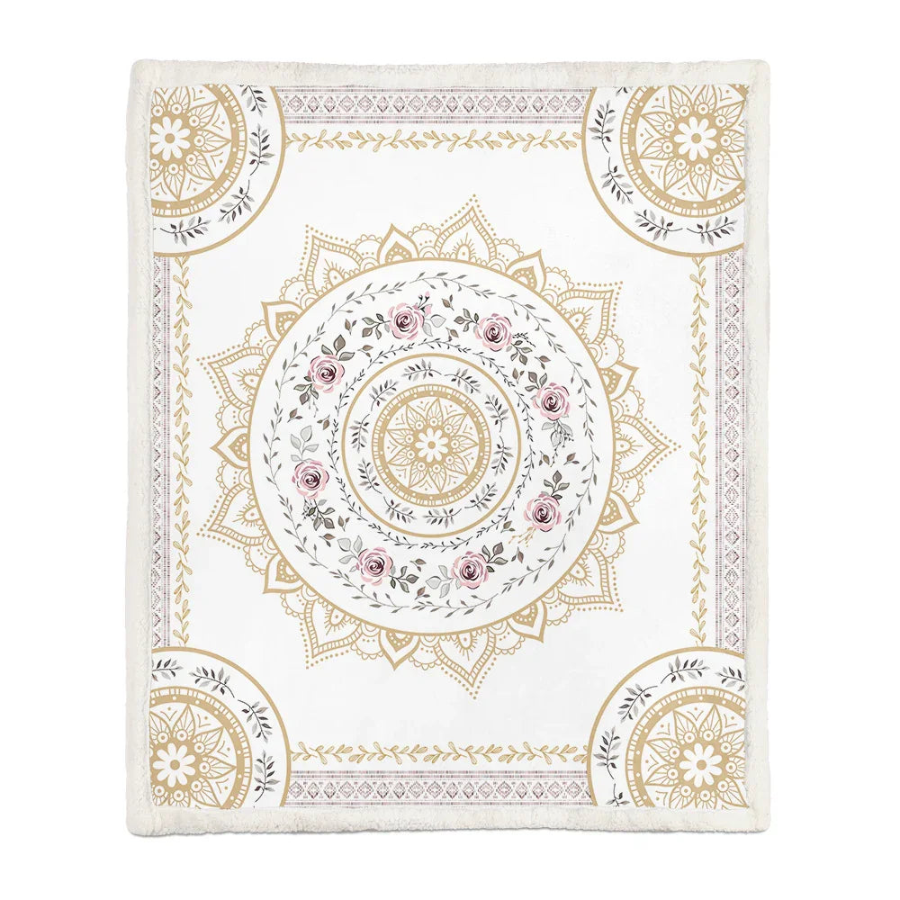 Flannel Blanket Air Conditioning Blanket Napping Blanket EX-STOCK Canada