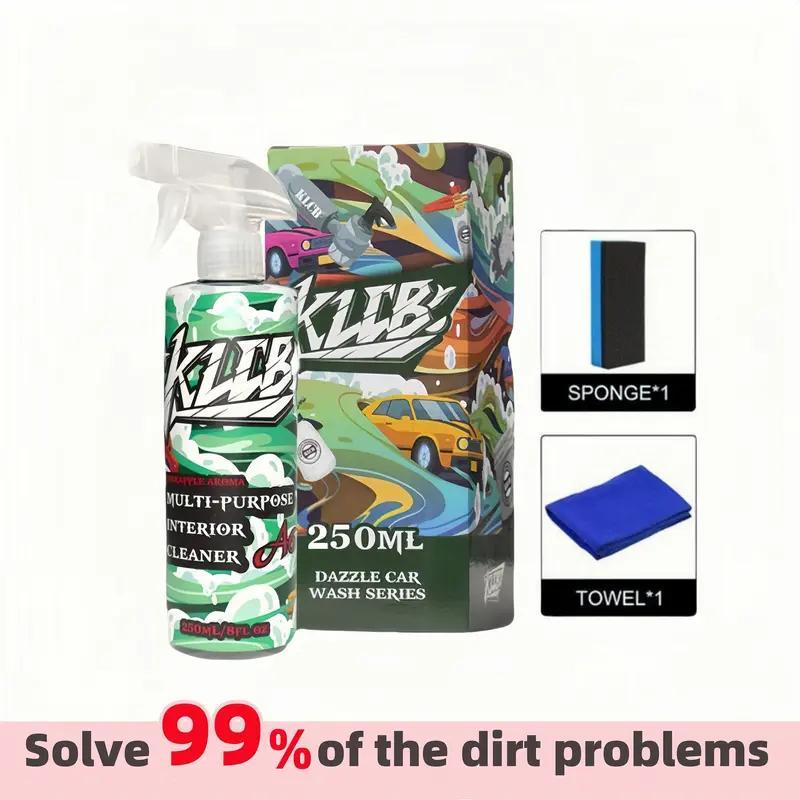 Car Interior Foam Cleaner, No-clean, Seat Leather, Ceiling, Dashboard Fabric Cleaning, Neutral Multi-functional - EX-STOCK Canada