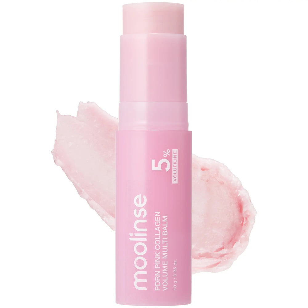 Moolinse PDRN Pink Collagen Volume Multi Balm Stick – 5% Volufiline Hydrating Face & Lip Cream