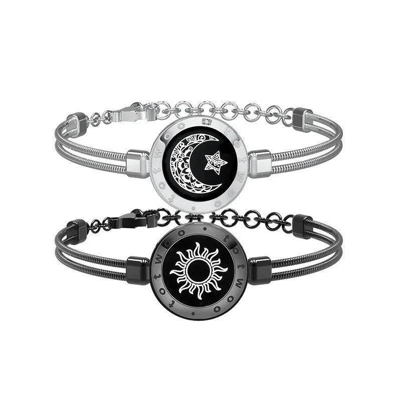 Lovers Sun-Moon Smart Sensing Couple Bracelet - EX-STOCK Canada