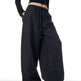American Vintage Stripe Machete Wide-leg Casual Baggy Trouser Pants Women - EX-STOCK Canada