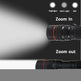 LED Military Flashlight USB Rechargeable Tactical Zoom Handheld Torch - EX-STOCK Canada