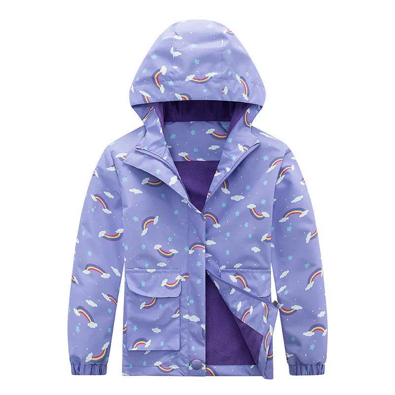 Kids' Coat Windproof Waterproof Jacket Fleece-lined Camouflage Clothing - EX-STOCK Canada