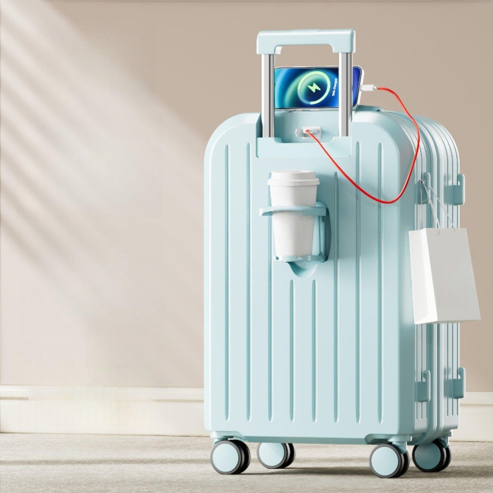Piccola valigia leggera con password, valigia trolley resistente | EX-STOCK Canada