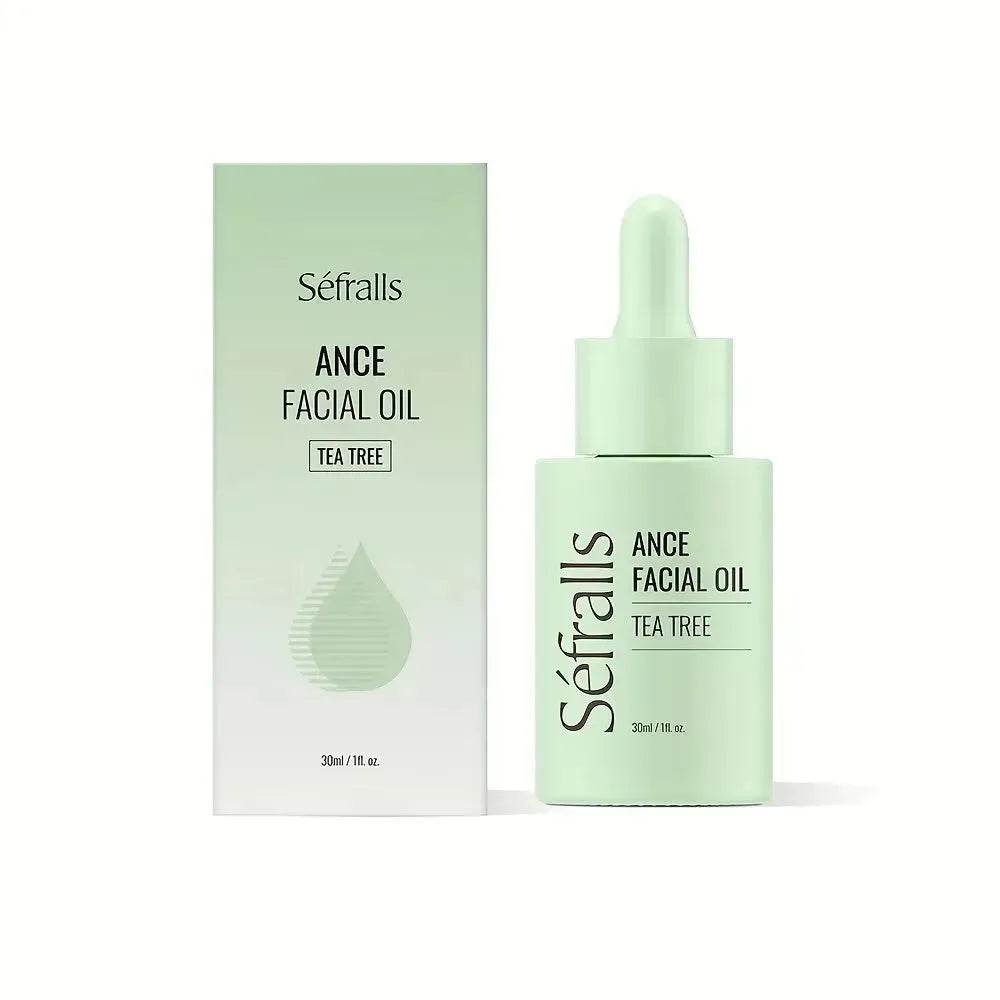 Sefralls Tea Tree Facial Acne Oil Desalinates Acne Marks Hydrating Cleaning Skin Facial Oil 30ml - EX-STOCK Canada
