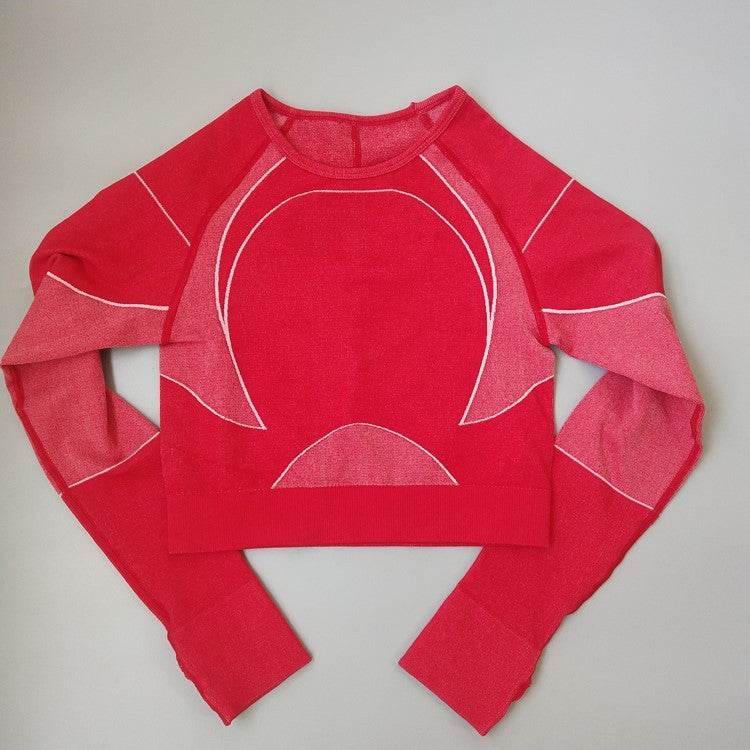 Women Tight Long Sleeve Fitness Workout Yoga Running Gym Crop top - EX-STOCK Canada