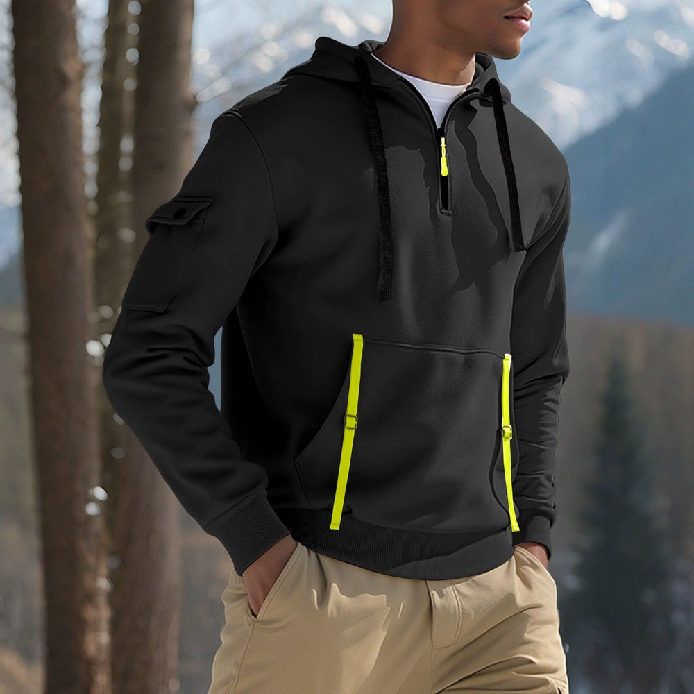Men's Fleece-lined Casual Sweatshirt Fashion Hoodie EX-STOCK Canada