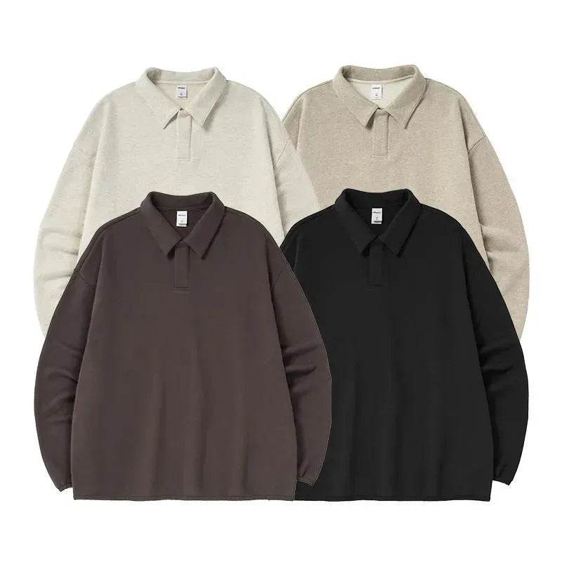 Fall And Winter Oversized Lapels Fleece Sweatshirt Pullover Top for men - EX-STOCK Canada