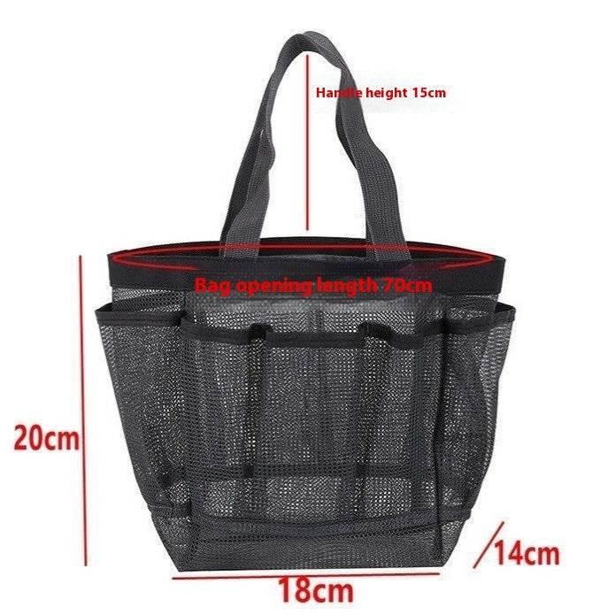 Beach Mesh Toiletry Bag Buggy Bag Handbag 8 Mesh Pockets - EX-STOCK Canada