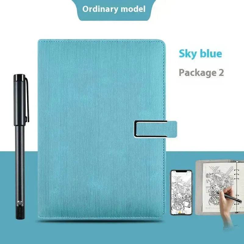 Handwriting Paper Screen Synchronization Smart Fingerprint Lock A5 Notebook - EX-STOCK Canada