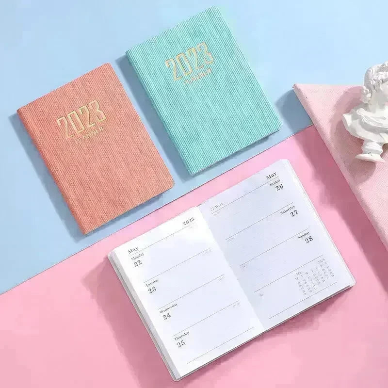 Mini Notebook 365 Days Portable Pocket Notepad Daily Weekly Agenda Planner - EX-STOCK CANADA