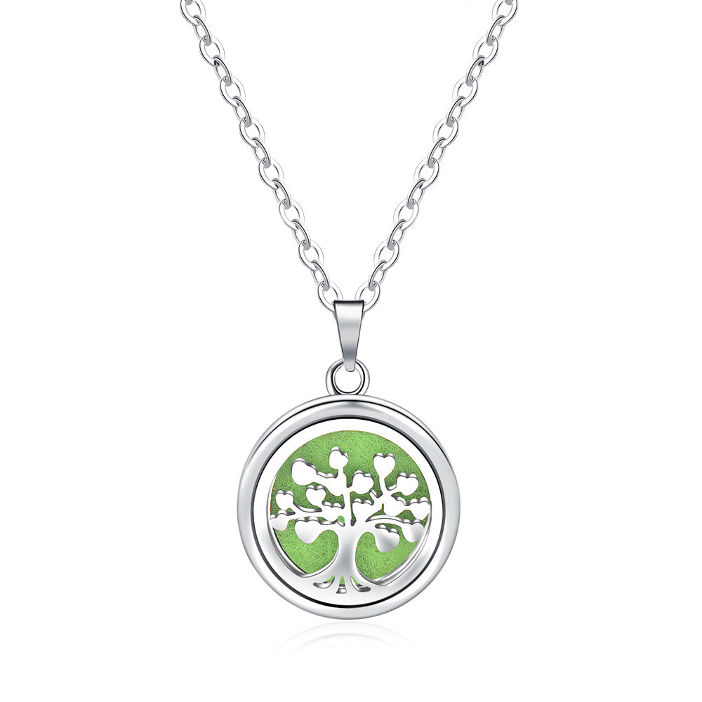 Collier Boîte à Parfum Ronde Creuse Ouverte - EX-STOCK Canada