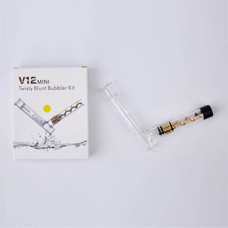 V12mini Hookah Set Spiral Pipe Atomizer Pipe Glass Twisty Blunt Smoker - EX-STOCK Canada