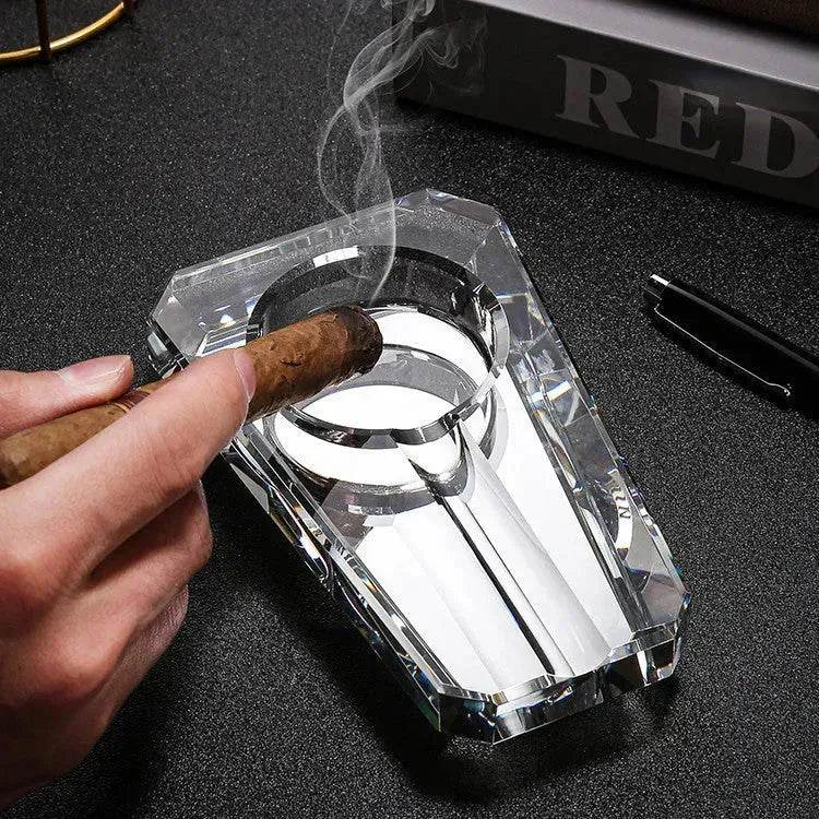 Luxury Crystal Glass Ashtray - EX-STOCK Canada