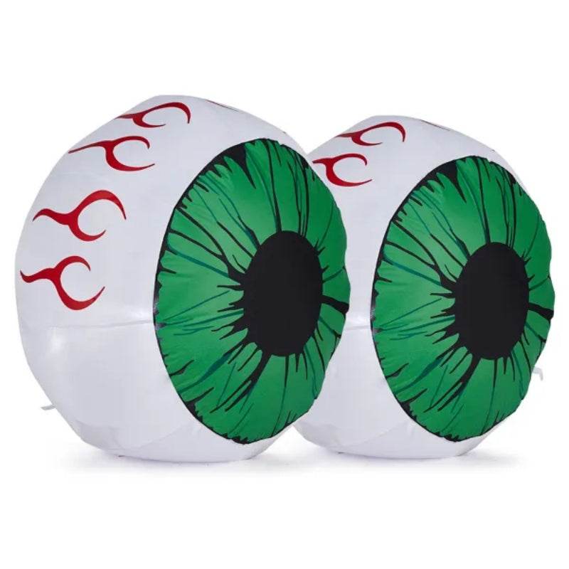 2 Packs Halloween Inflatables Large Set Of Lighted Eyes Decoration, 3FT Blow Ups Green Eyes For Yard, Inflatable Halloween Decor Outdoor With LEDs Party Supplies Blow Up Decoration For Indoor Outdoor - EX-STOCK Canada