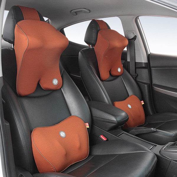 Adjustable Driving back Support Lumbar pillow and Neck support 2pcs - EX-STOCK Canada