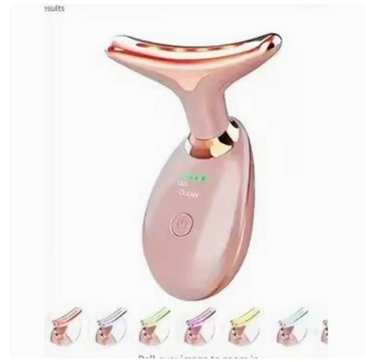 LED neck beauty device - Photon Therapy Neck Beauty Anti Wrinkle Machine EMS Tighten Massager - EX-STOCK Canada