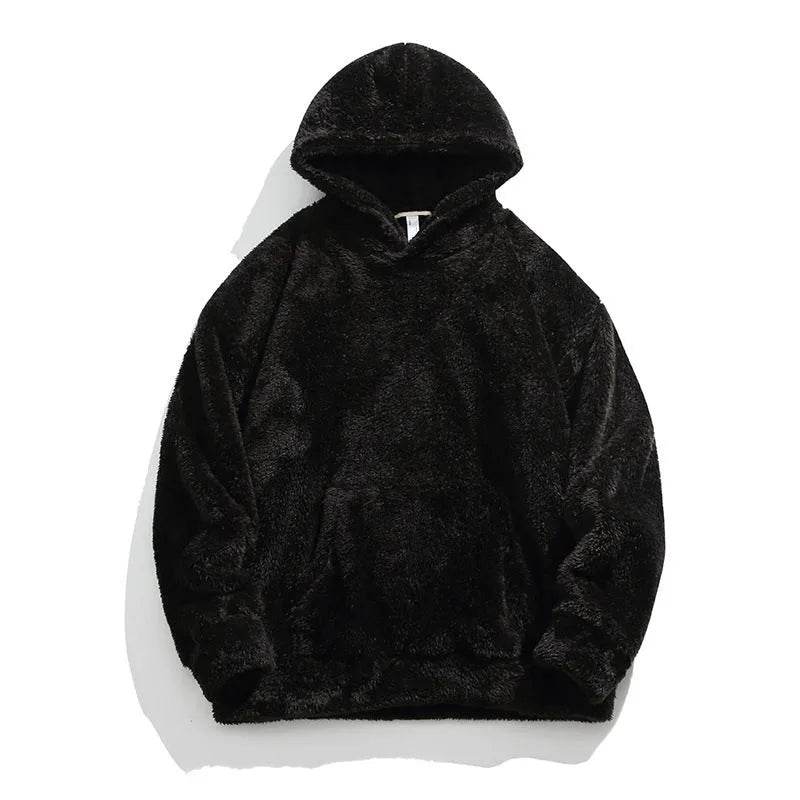 Men's Fashion Retro Winter Couple Casual Fleece Hoodie Sweatshirt top - EX-STOCK Canada