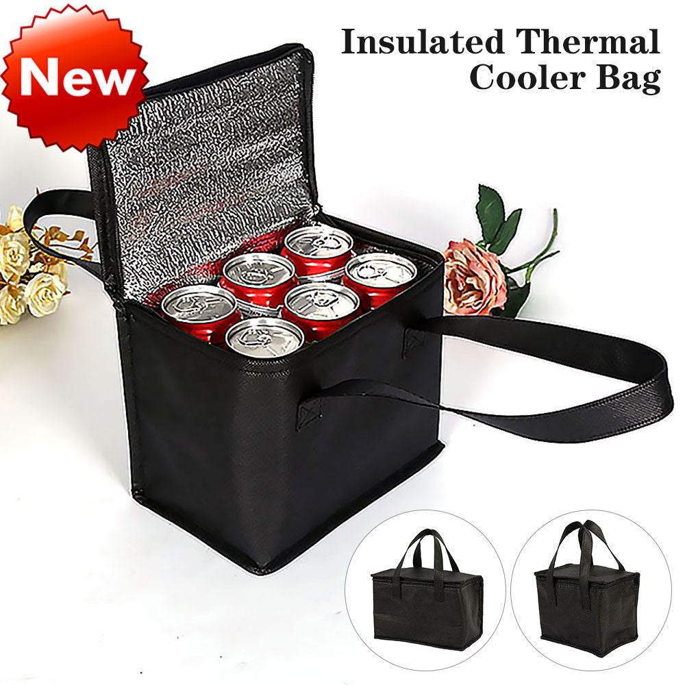 Portable Lunch Insulation Bag Drink Carrier Insulated Bags Food Delivery Bag - EX-STOCK Canada