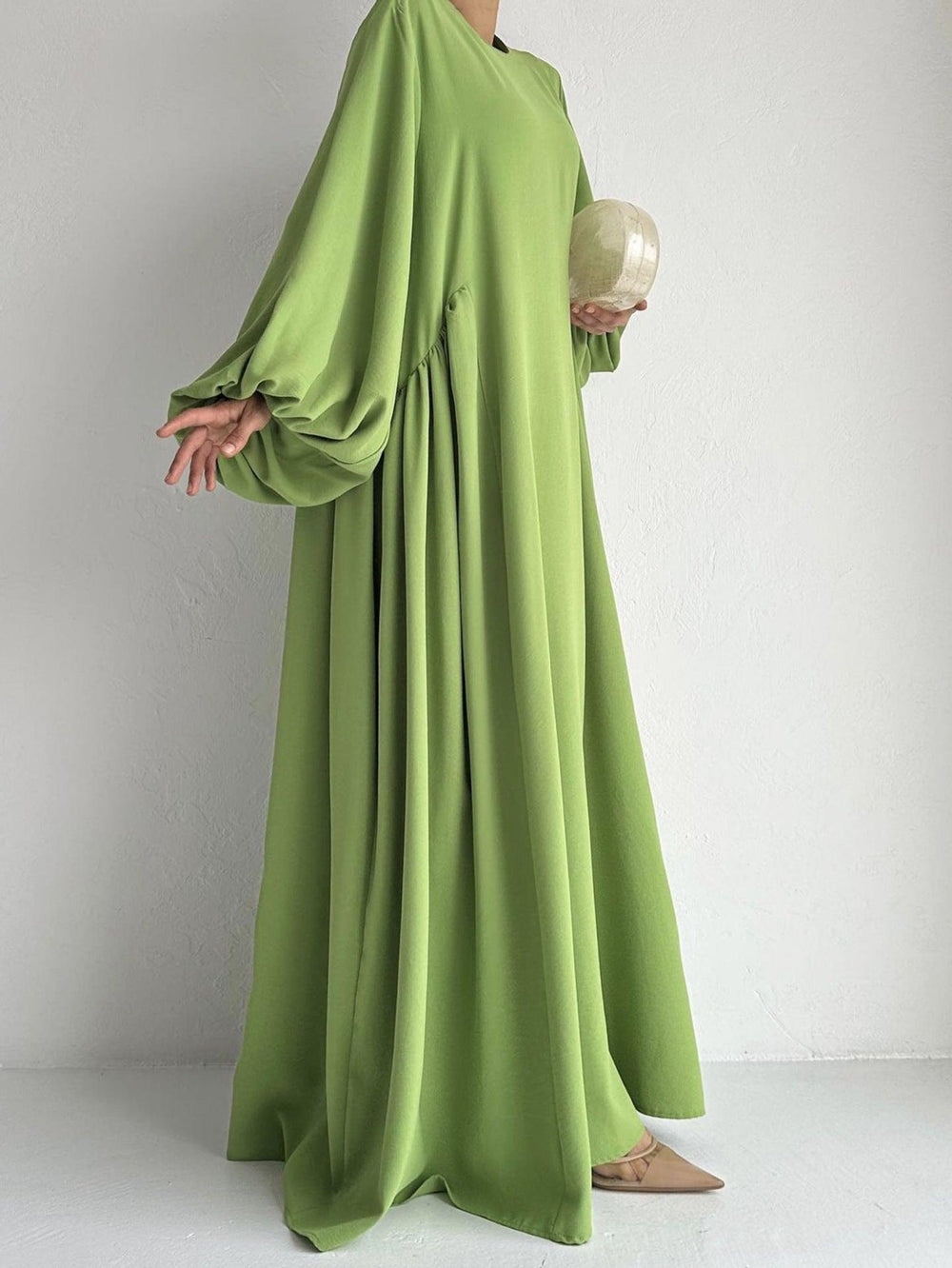 Middle East Muslim Women's Wear Plain Clothing Robe - EX-STOCK Canada