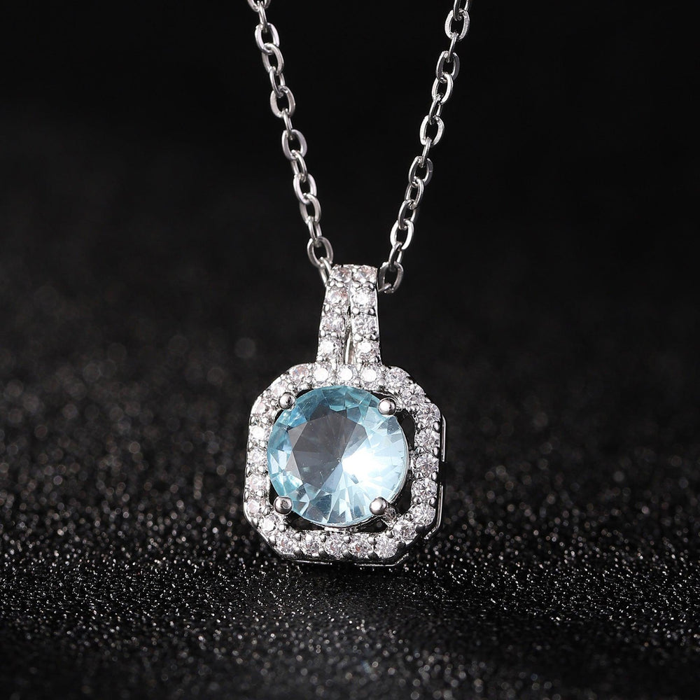 Collier Pendentif Bouteille de Parfum Femme Plein Diamant - EX-STOCK Canada