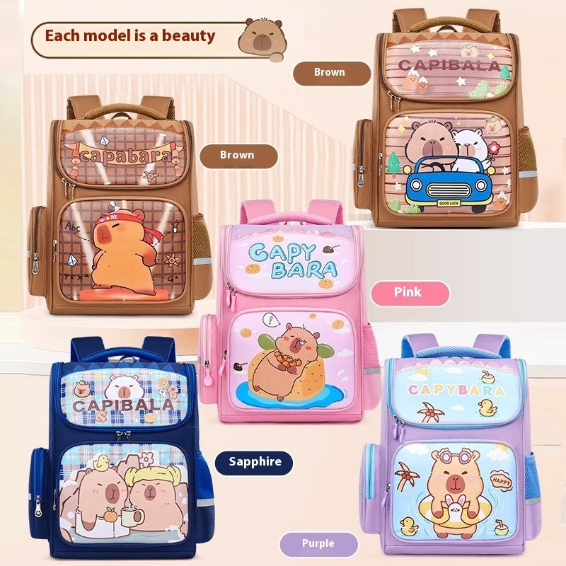 New Capabala Primary School Student Large Capacity Cute Schoolbag For Children EX-STOCK