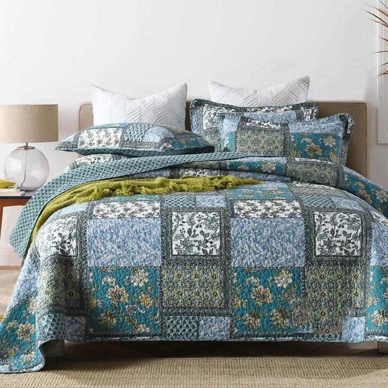 Bedspread Pure Cotton Summer Cooling Duvet Airable Cover Bed Three-piece Set EX-STOCK Canada