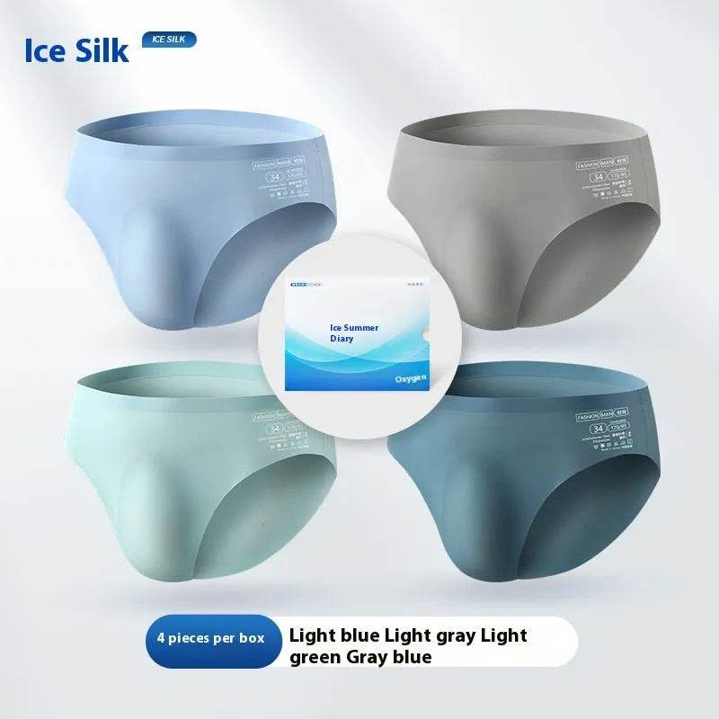 Ice Silk Men's Underwear Summer Seamless Briefs - EX-STOCK Canada